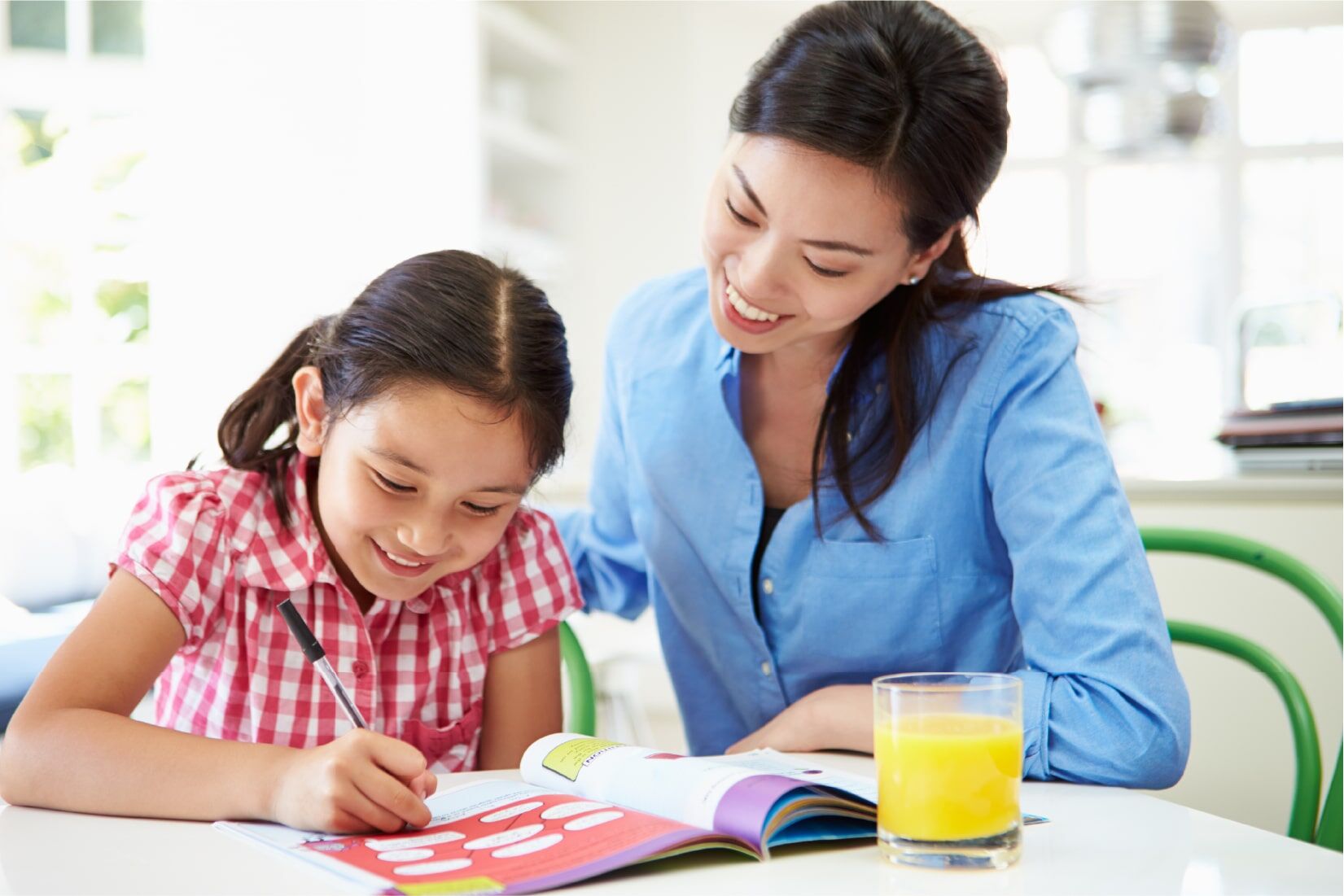 PSLE student preparing for exams with a tutor